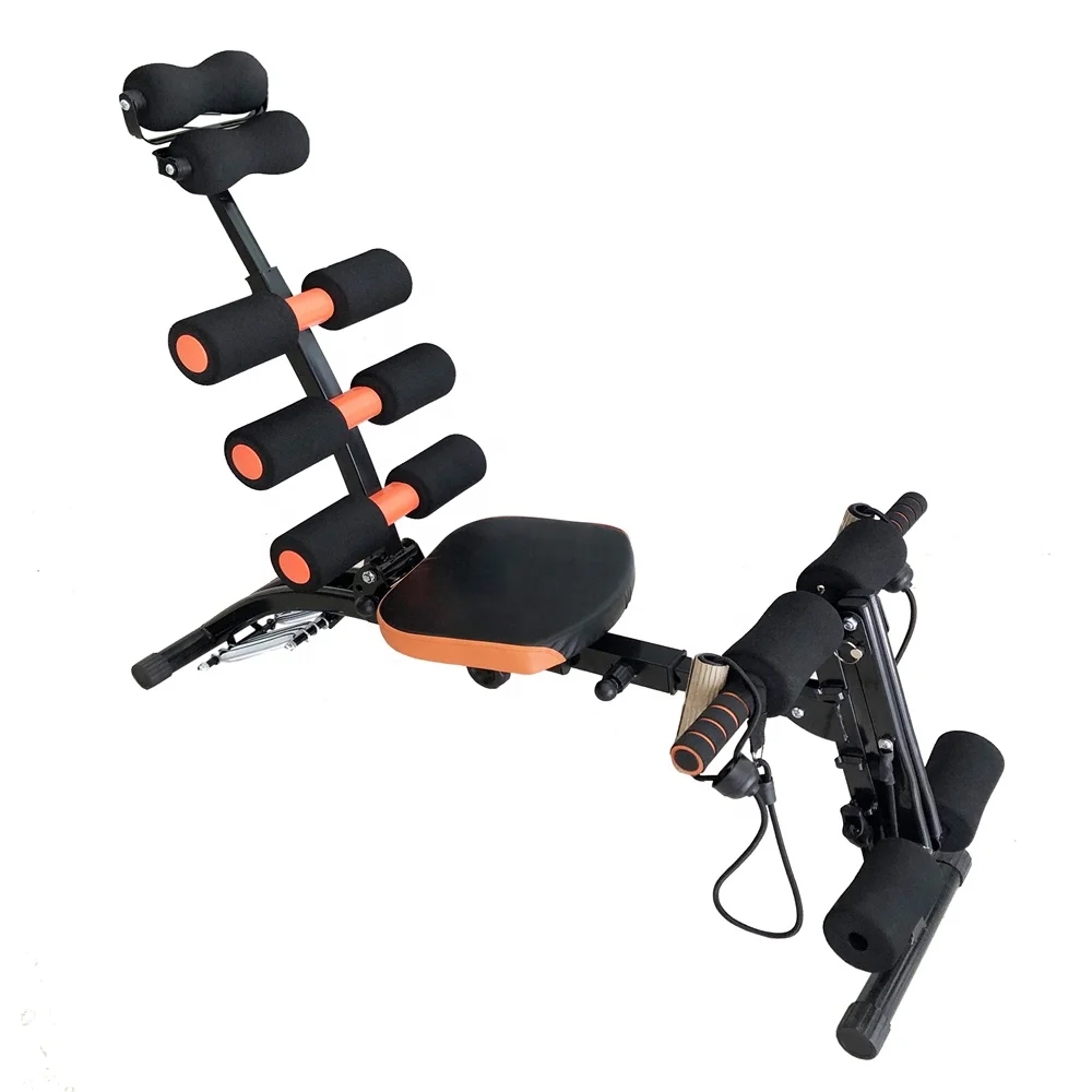 

customize brand home indoor gym equipment multi-function six abdominal master exercise machine 6 packing care, As picture