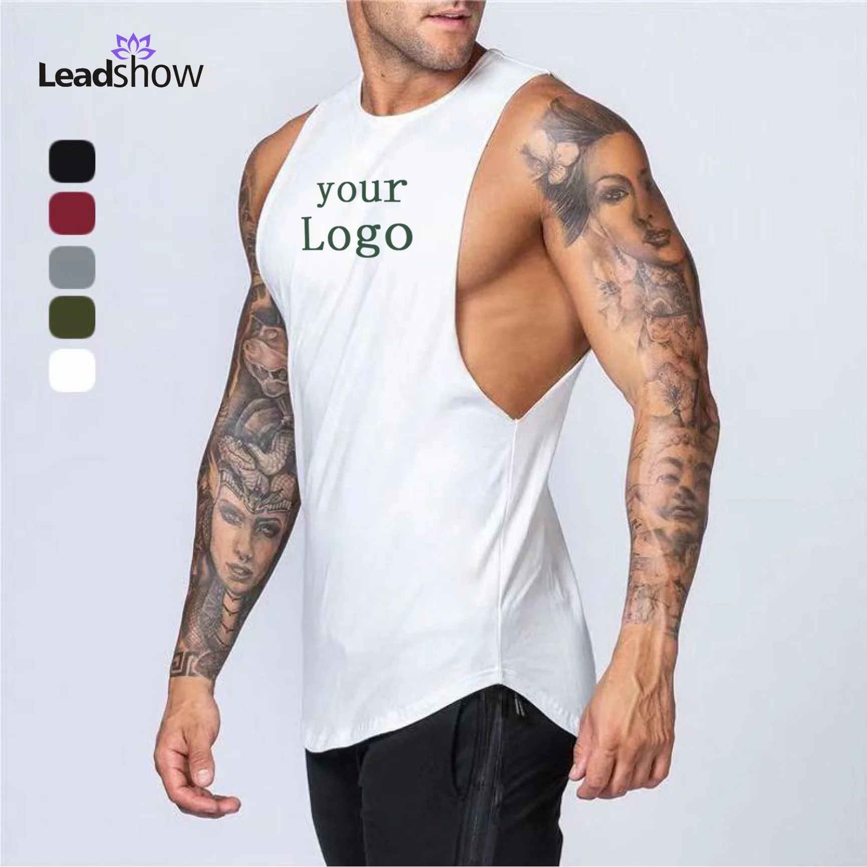 Mens Sport Wear Workout Clothes Fitness Custom Tank Top Men Gym Activewear Men's Vests