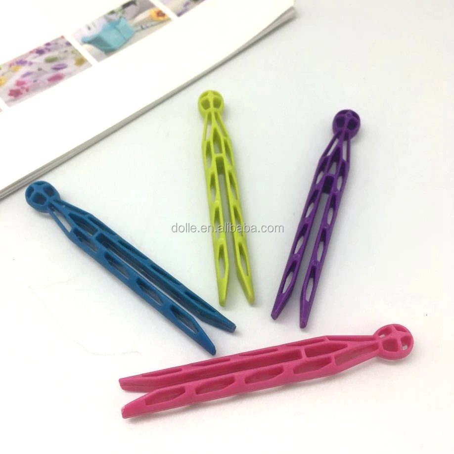 Durable Plastic Laundry Pegs,Round Pp Plastic Clothes Pegs Ideal For