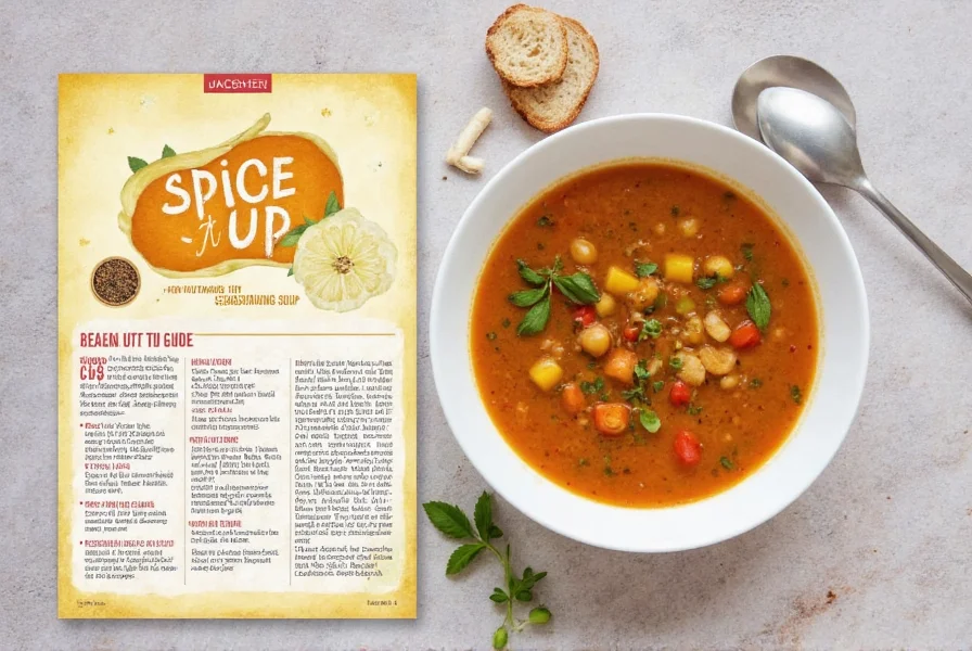 vegetable soup with herbs