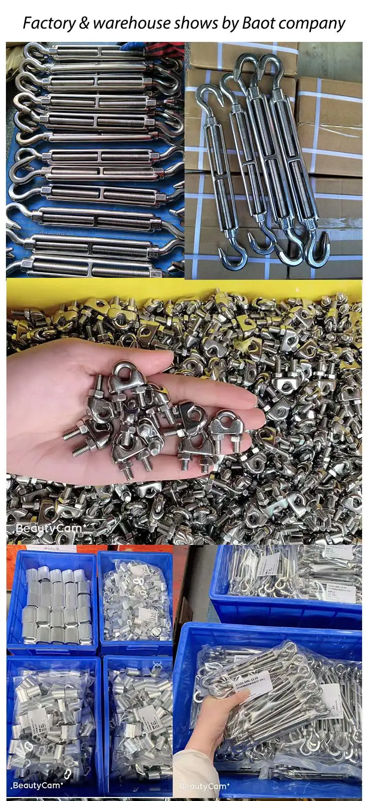 DIN741high quality malleable steel rigging hardware wire rope clips