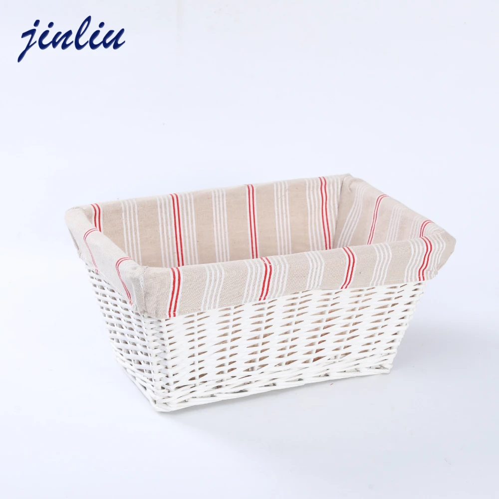 

YanYi household household cloth natural material household polyester cotton lining storage basket