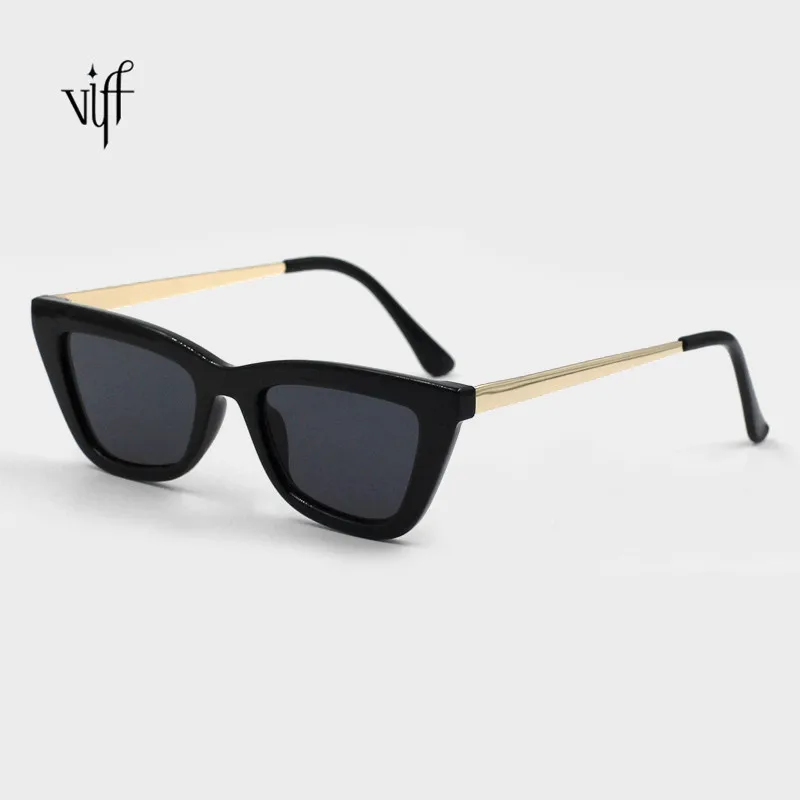 

VIFF HP19921Square Glasses Personalized Cat Eyes Colorful Sunglasses Vintage Cat Eye Sunglasses