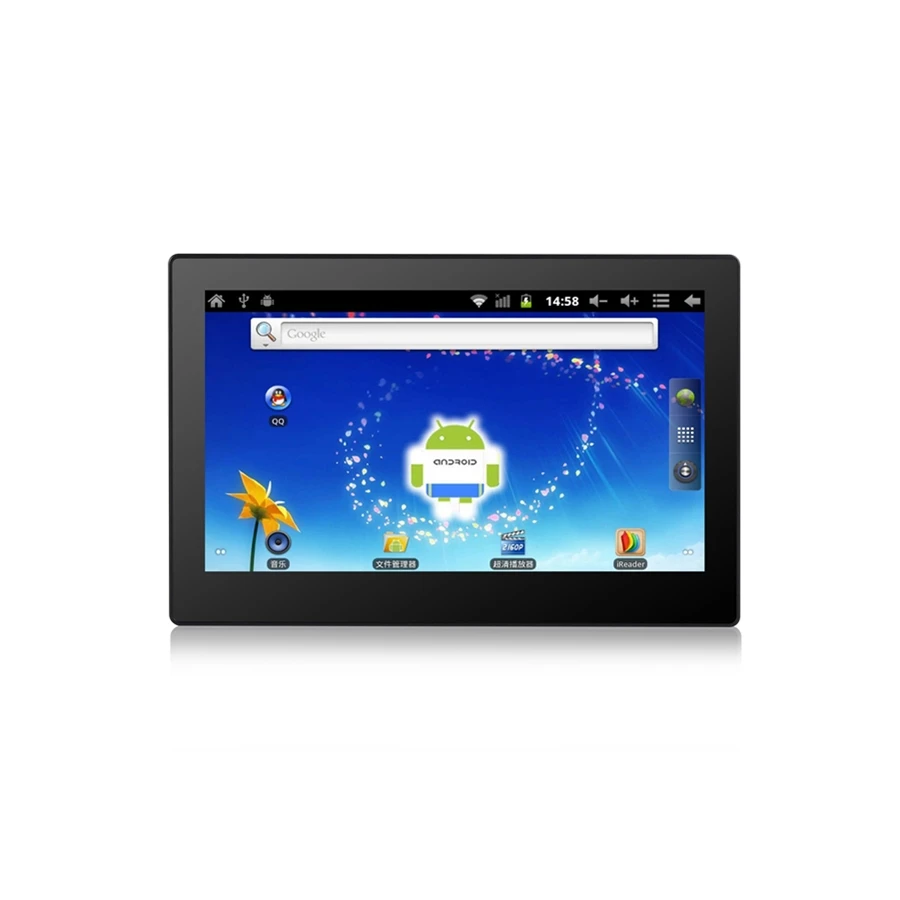 

Android tablet with rj45 ethernet port Wall mount 10 inch Industrial Panel Quad Core for pos