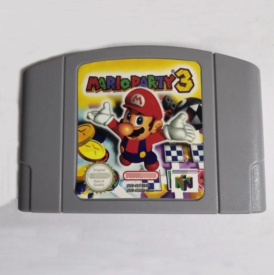 

PAL EUR Version Mario Party 3 N64 Game Cartridge Card