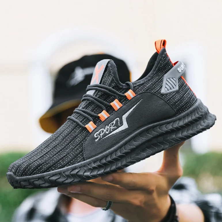 

2021 new trend factory cheap fashion luminous shoes night running shine men's sports casual shoes
