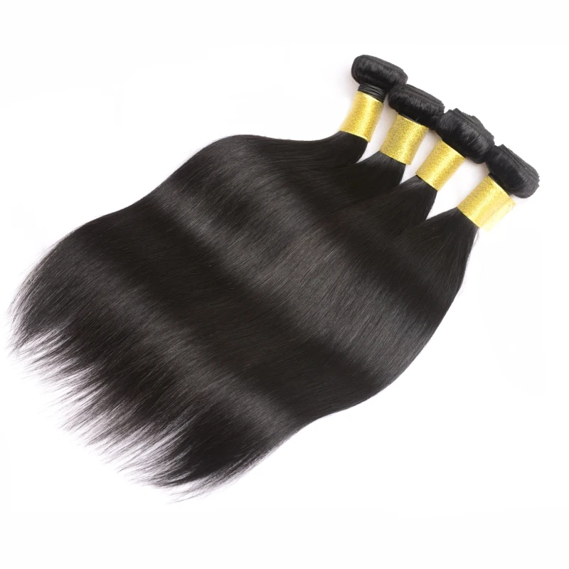 

Human Hair Bundle 10A Grade Silky Straight Hair Extensions China Wholesale Wave Distributors Raw Virgin Hair, Natutal black