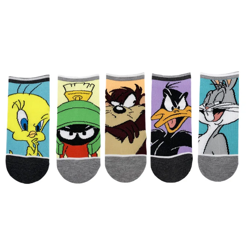 

Calcetines Dibujos Animado Korea Style Fashion Cute funny Cartoon Breathable Cotton Anime Short Boat Fashion Women Ankle Socks, Multi color