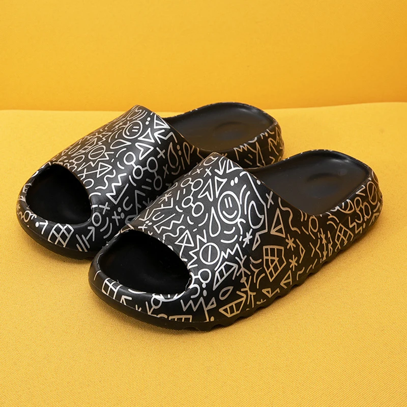 

2020 New Unisex Slippers Fashion Animal Printing Men's Slides Slippers