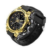 

SANDA 739 Men's Digital Watches 2019 Hot Silicone Luxury Brand Watch Clock LED Time Week Calendar Display Digital Wrist Watch