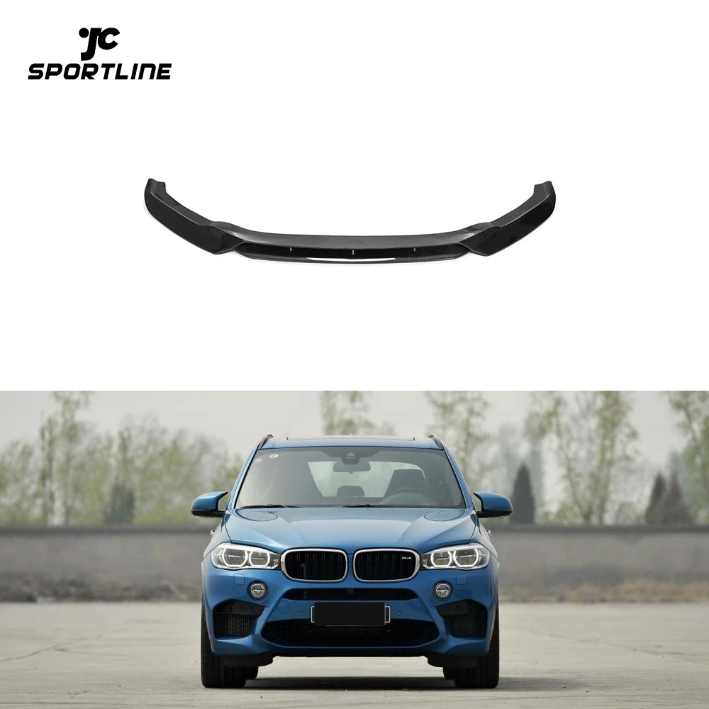 

JC Sportline Carbon Fiber Front Bumper Lip Spoiler Splitter For BMW F86 X6M F85 X5M 2015-2018