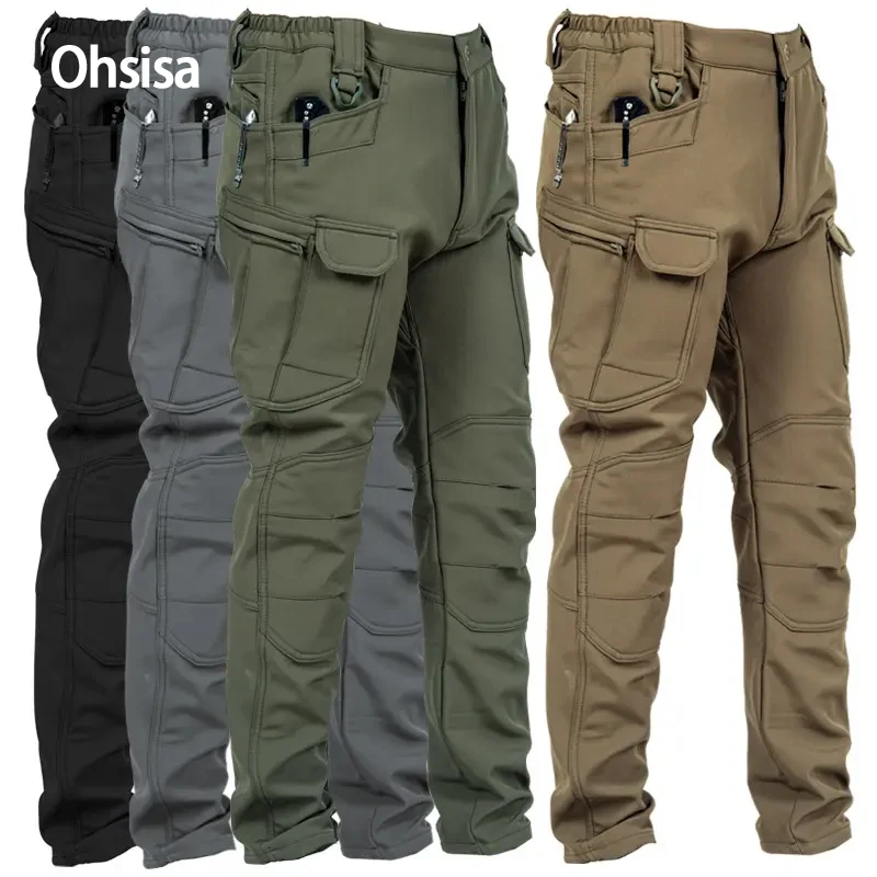 Waterproof Tactical Winter Cargo Trousers
