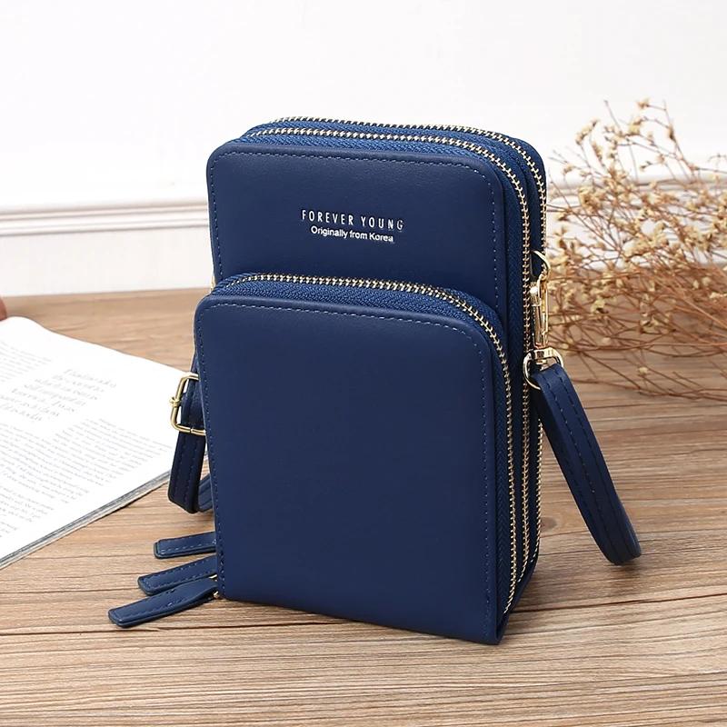 

Small Shoulder Bag Cell Phone Wallet Purses and Women PU Fashion High Qualtiy Cross-body bag