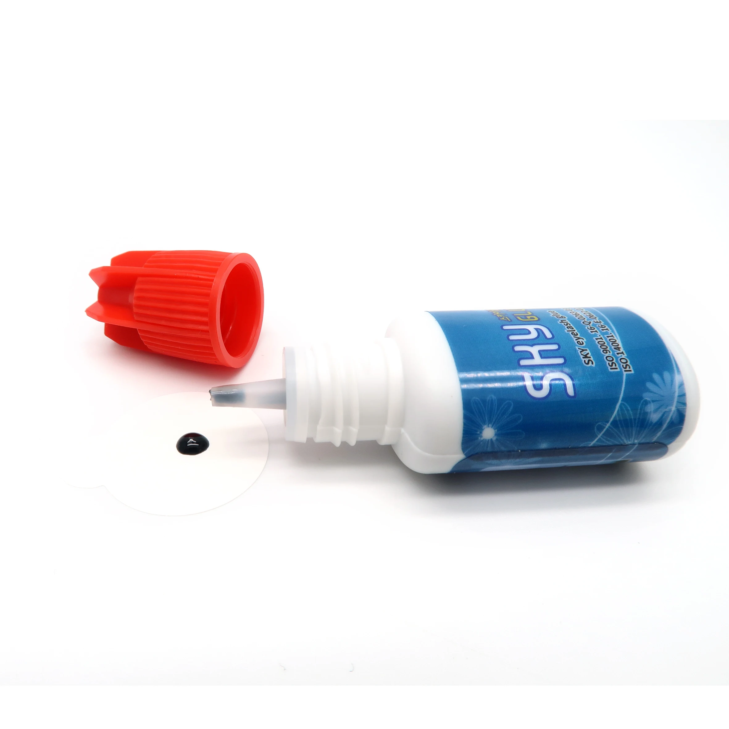 

Worldbeauty eyelash extension tools kiss eyelash glue blink lash glue, Black