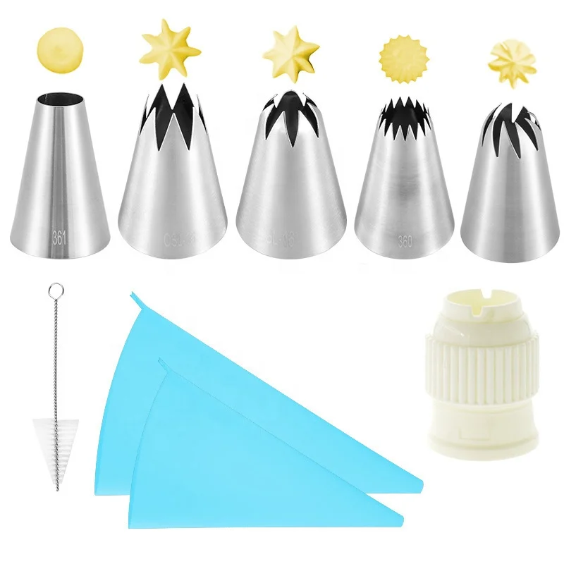 

Decorating mouth set Cake Baking Decorating Mouth Cake decorating tool stainless steel flower mouth