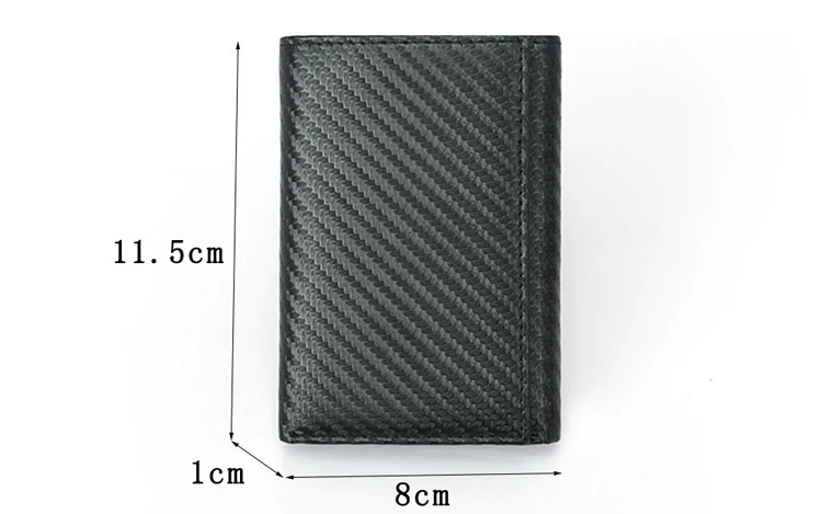 Custom Men's Rfid Genuine Leather Wallet Wholesale Three Fold ...