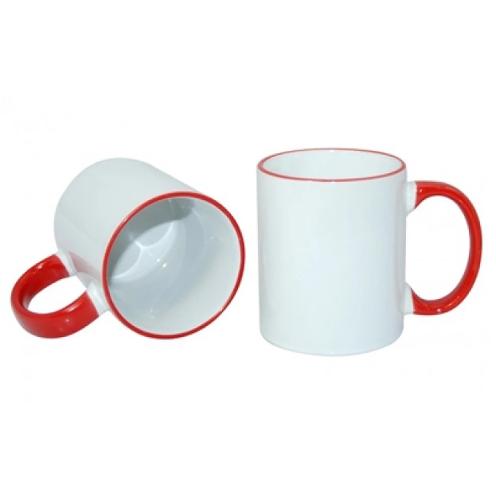 

Hot sales various colorful fashion ceramic heat press coffee mug cup for coffee tea