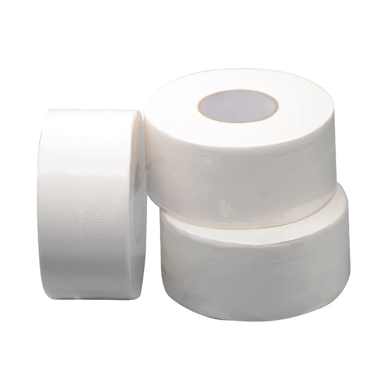 

Large roll of toilet paper commercial full box of 12 plates of hotel toilet paper affordable package, As shown