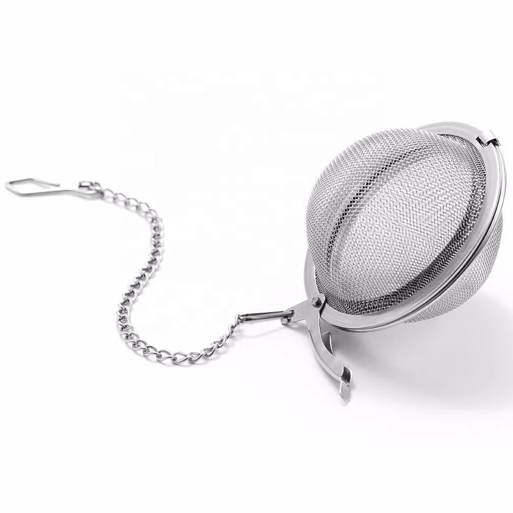 

Popular products Premium Stainless Steel Mesh Tea Ball Infuser Strainer Tea ball Filter, Silver