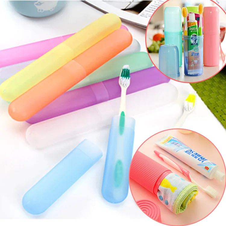 

Food Grade ABS Plastic Travel-Friendly Toothbrush Case, Customized color