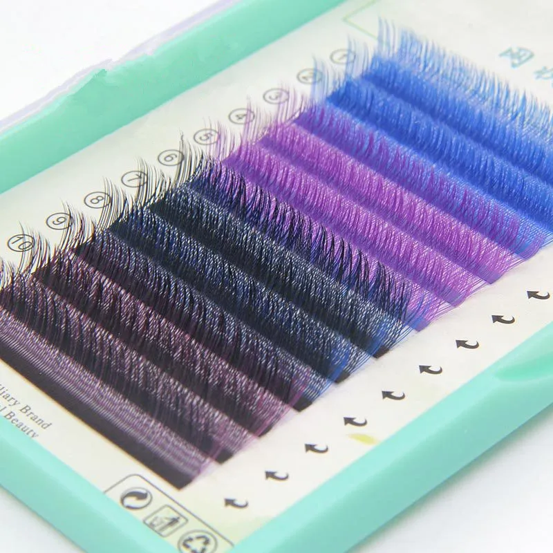 

2021 mink eyelash color color eyelashes vegan colored eyelash extensions