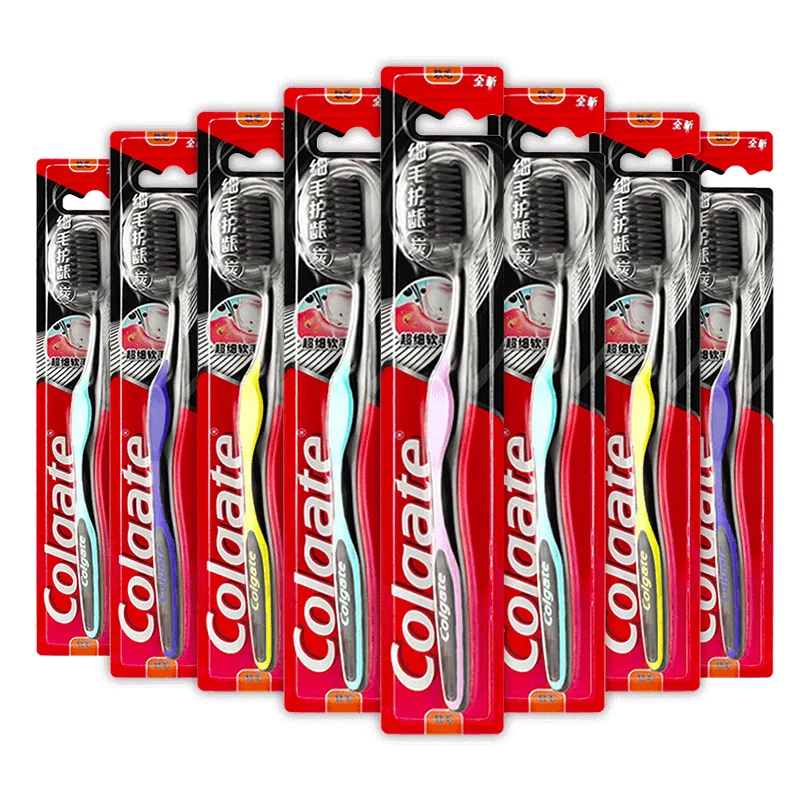 

colgate eco friendly black charcoal toothbrush manufacturing,customized OEM,high quality, antibacterial and whitening,wholesale