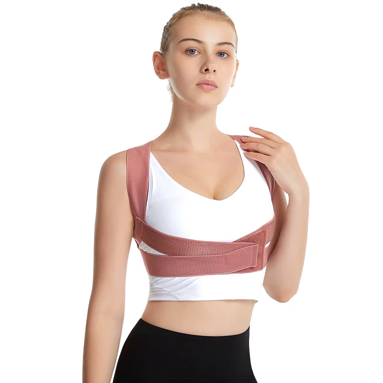 

Double color Adjustable back posture corrector Blet, Black/pink