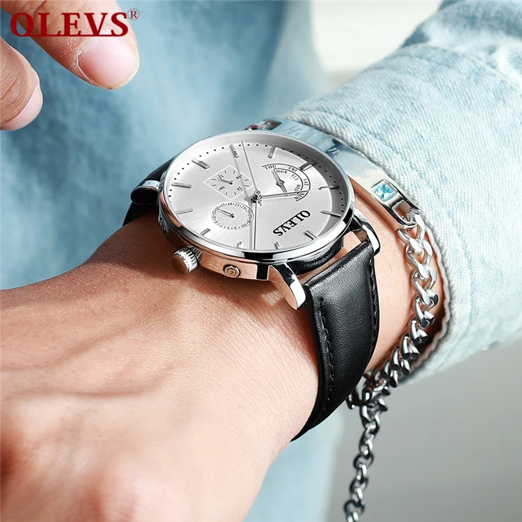 

OLEVS 5883 Fashion Trends Men's Mechanical Watches Original Imported Movement Automatic Week/Date Waterproof Design