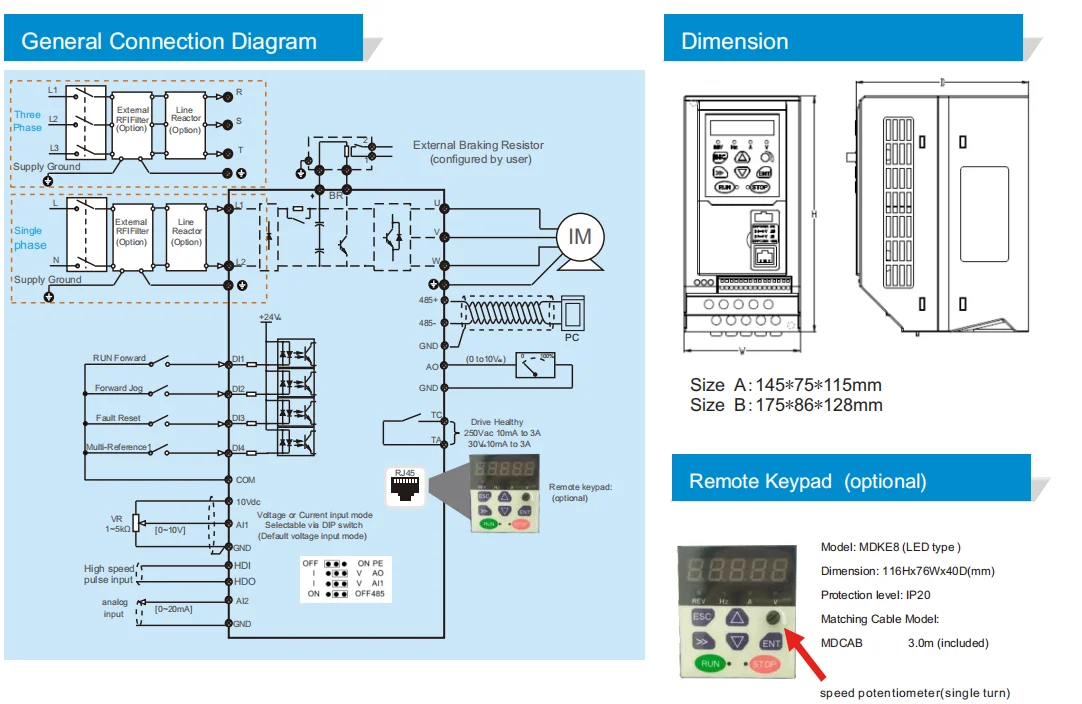Inverter 4 Kw Ingresso 220v Monofase Uscita 380v Trifase