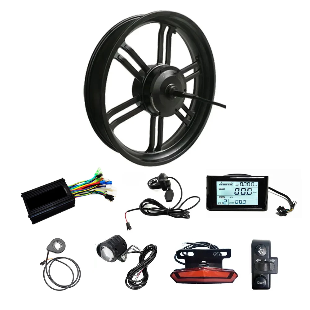48V 52V 750W 1000W 20x4.0 20 Inch Fat Tire Ebike Electric Snowbike Bicycle Bike Geared Hub Motor Conversion Kit