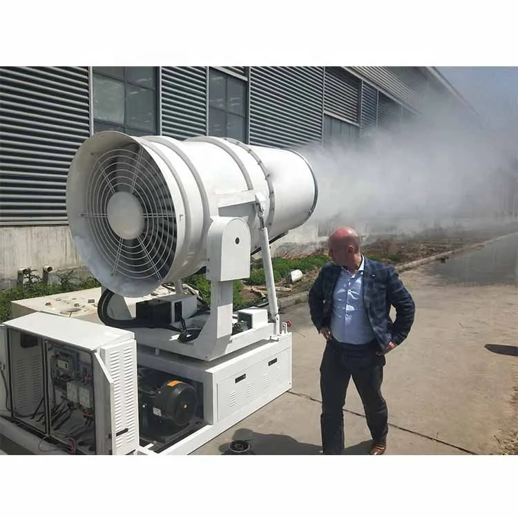 

50 Meter Disinfection Dust Suppression Machine Water Jet Sprayer Fog Cannon Misting Spray