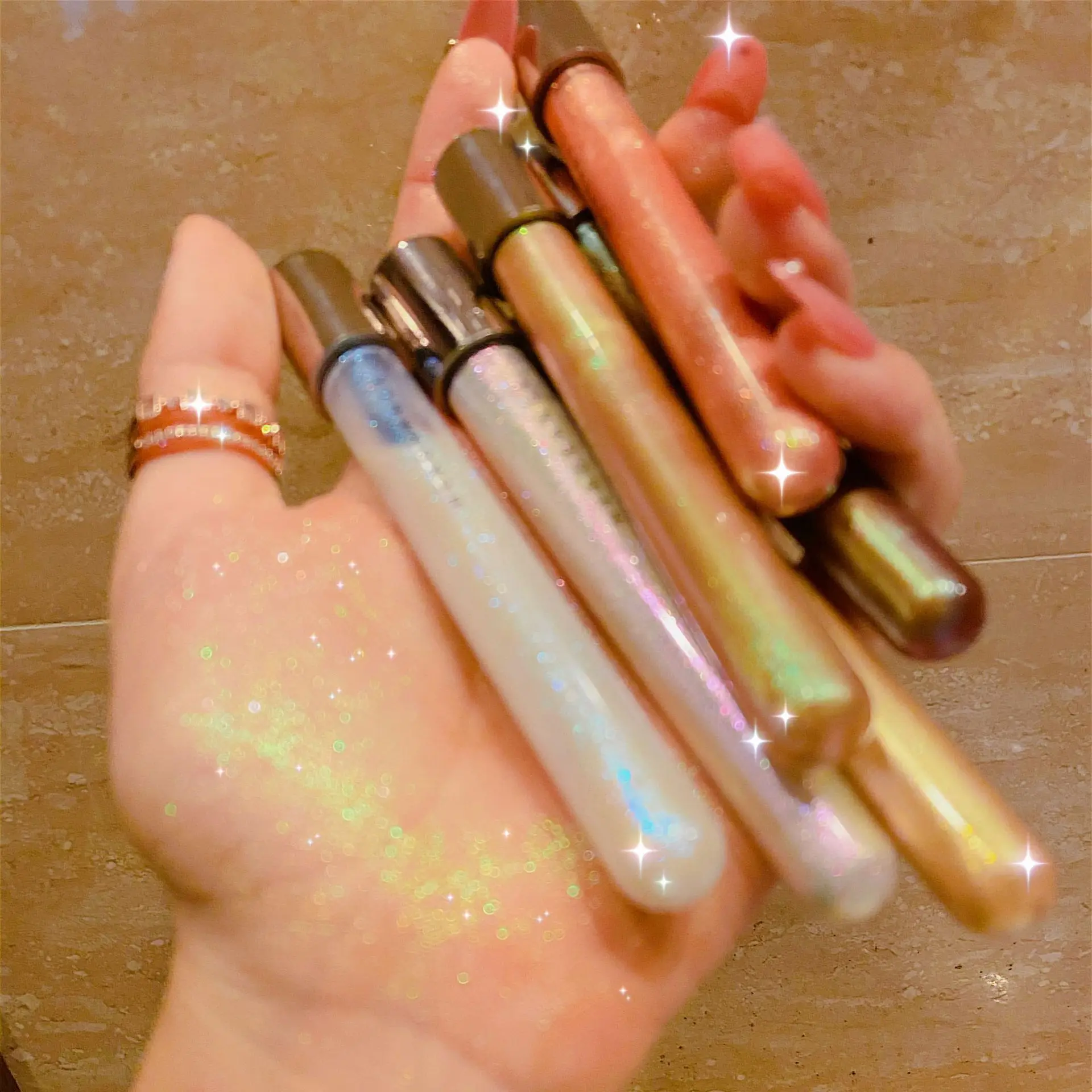 

Beauty glitter liquid eyeshadow bling bling private label