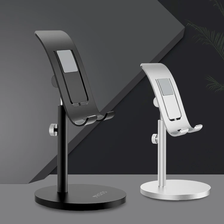 
Universal Angle Adjustable Telescopic Mobile Phone Desktop Stand Aluminum Alloy Tablet Cell Phone Stand Holder 