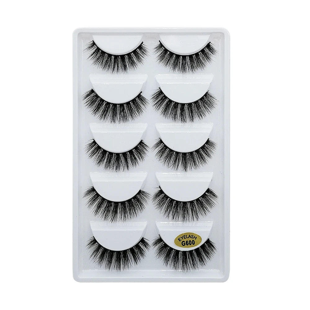 

China Natural Lashes 3D Mink Eyelashes, Natural black