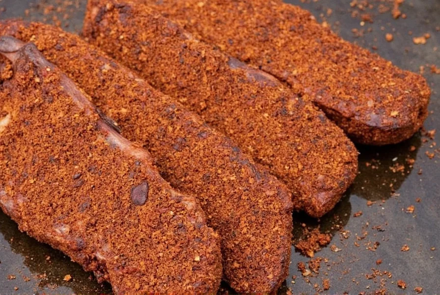 Assortment of premade dry rubs on a shelf