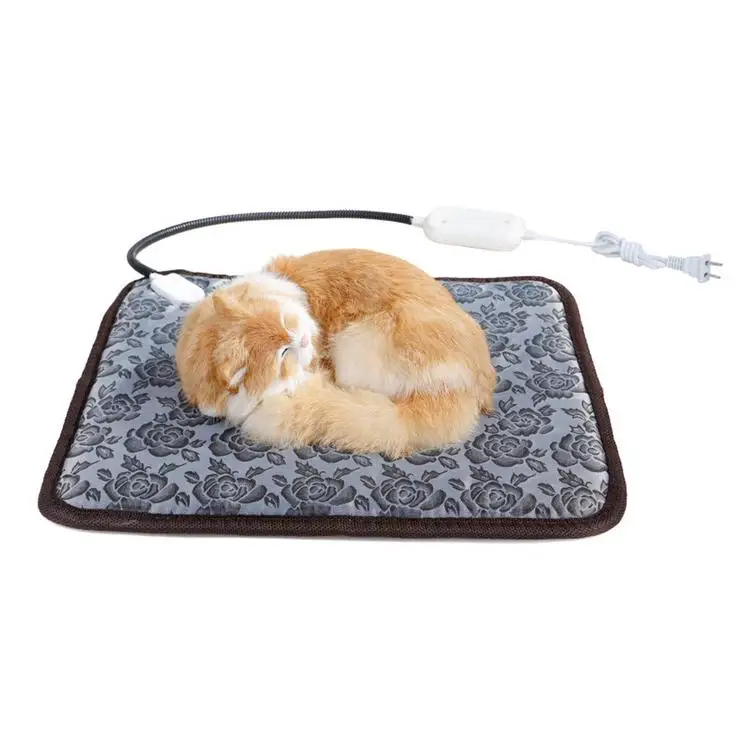 

Pet Dog Cat Electric Heating Pad Winter Warmer Carpet for Bed Animals Electric Blanket Dog Pad Self Heating Rug Thermal