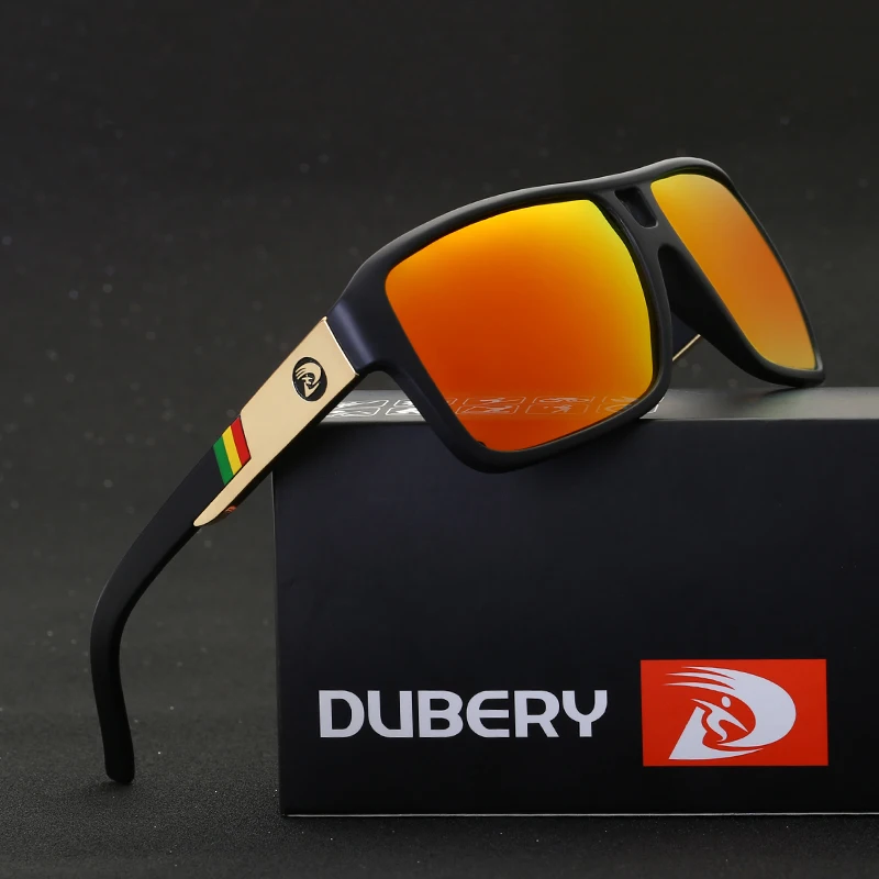 

DUBERY 2020 Men's Polarized Dragon Sunglasses Driving Sun Glasses Men Women Sport Fishing Luxury Brand Designer, goggle D008, Custom colors