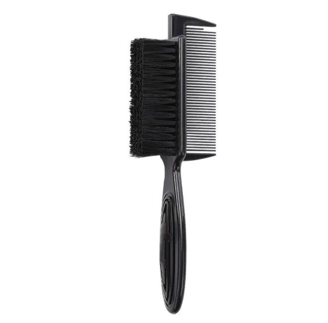 

Amazon Top Seller Salon Hair Cutting double-faced neck brush barbers Double Sided Control Hair Brush edge Brush barber tools