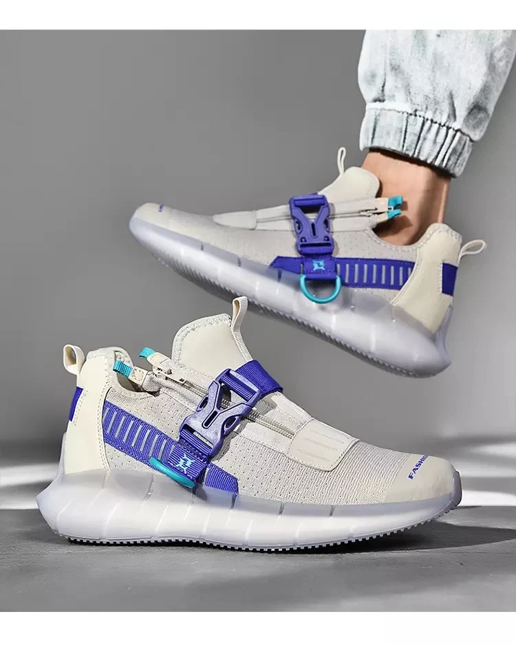 

wholesale men running casual breathable fly woven shoes, 3 colors