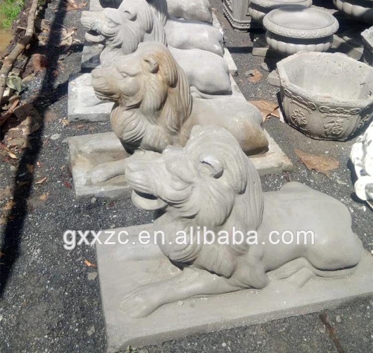 Large concrete lion statue mold for outdoor, View lion statue mold, XZC