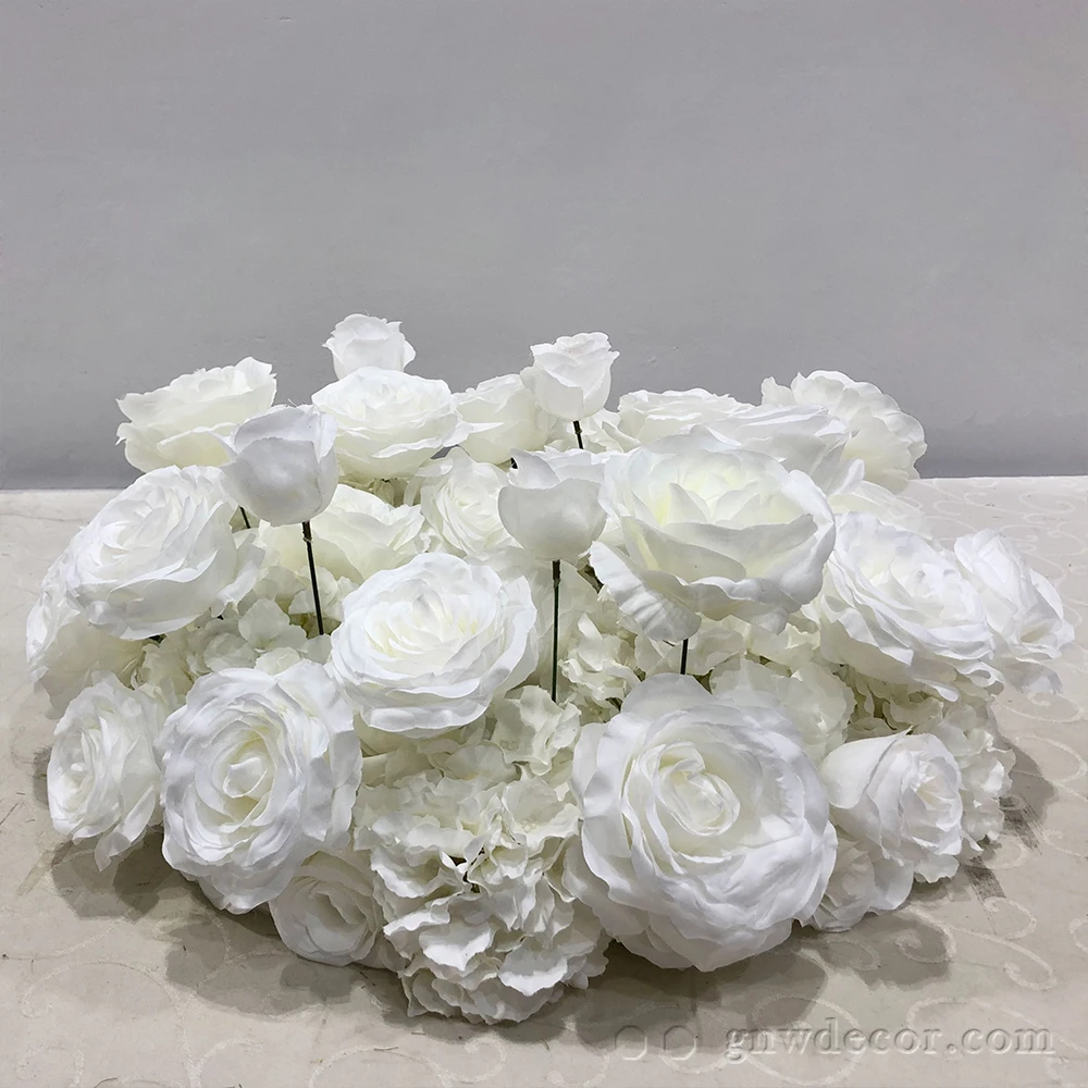 GNW Artificial Flower Flower Ball Wedding Centerpieces Wedding Table Centerpieces Artificial White Flower Balls