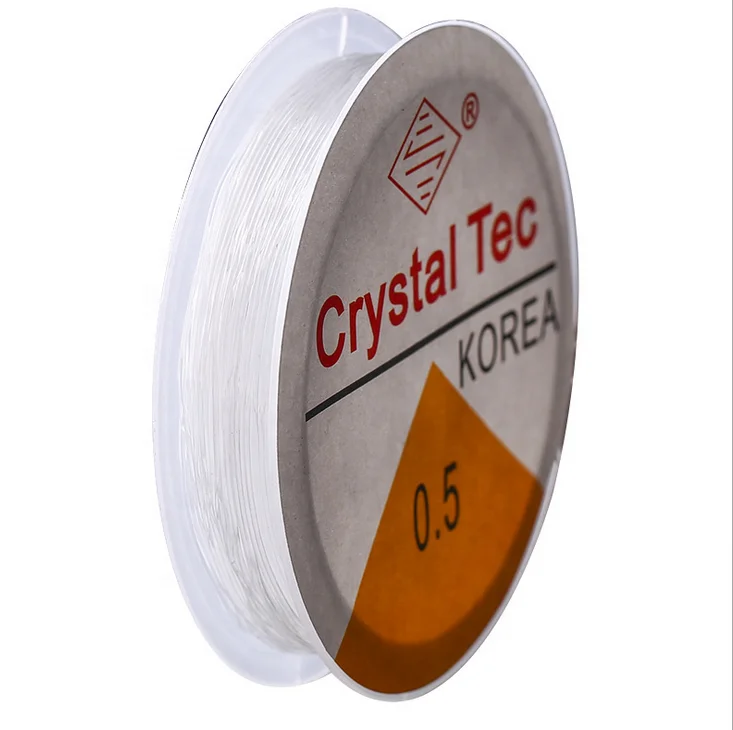 

0.8mm 100 meters clear crystal elastic thread for sewing