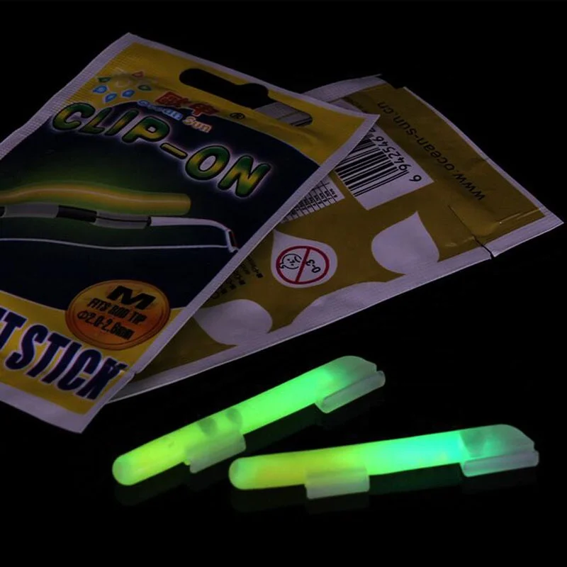 TOMA float rod light dark glow sticks flashing fishing light stick glow dark for fishing