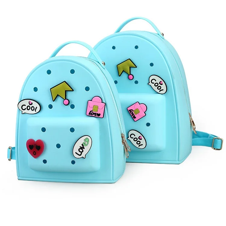 

2020 Latest Designer Cute Cartoon Silicone Jelly Backpack for Girls