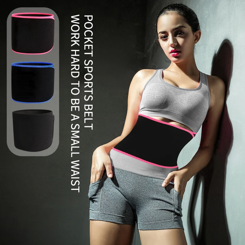 

Factory OEM ODM Custom Fitness Slimmer Sweat Belt Weight Loss Waist Support Neoprene Belt For Men Women, Customized color