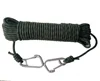 Top Magnet Fishing Rope with Carabiner All Purpose Nylon High Strengte Cord Safety Rope Diameter 6mm/8mm