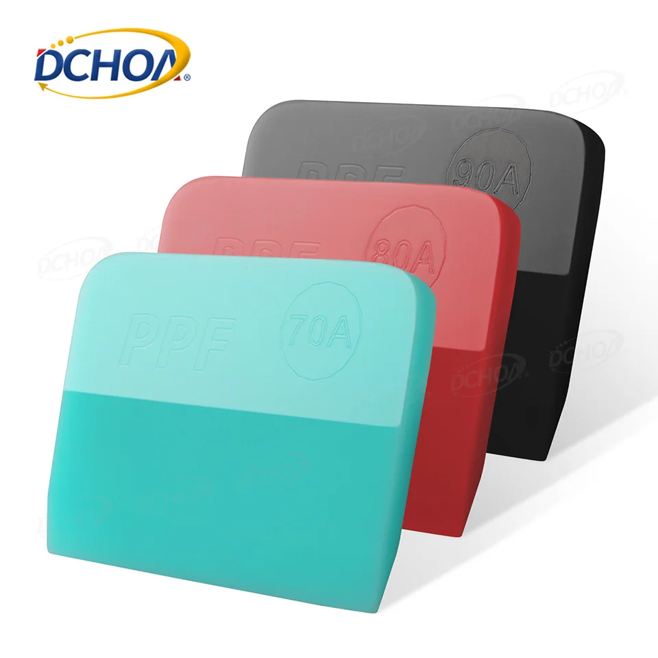 

DCHOA Customized Car Wrapping Tool Soft Squeegee PPF Squeegee Rubber