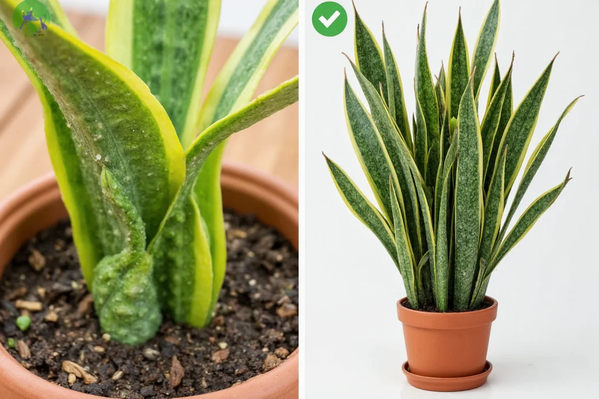 how to trim a snake plant