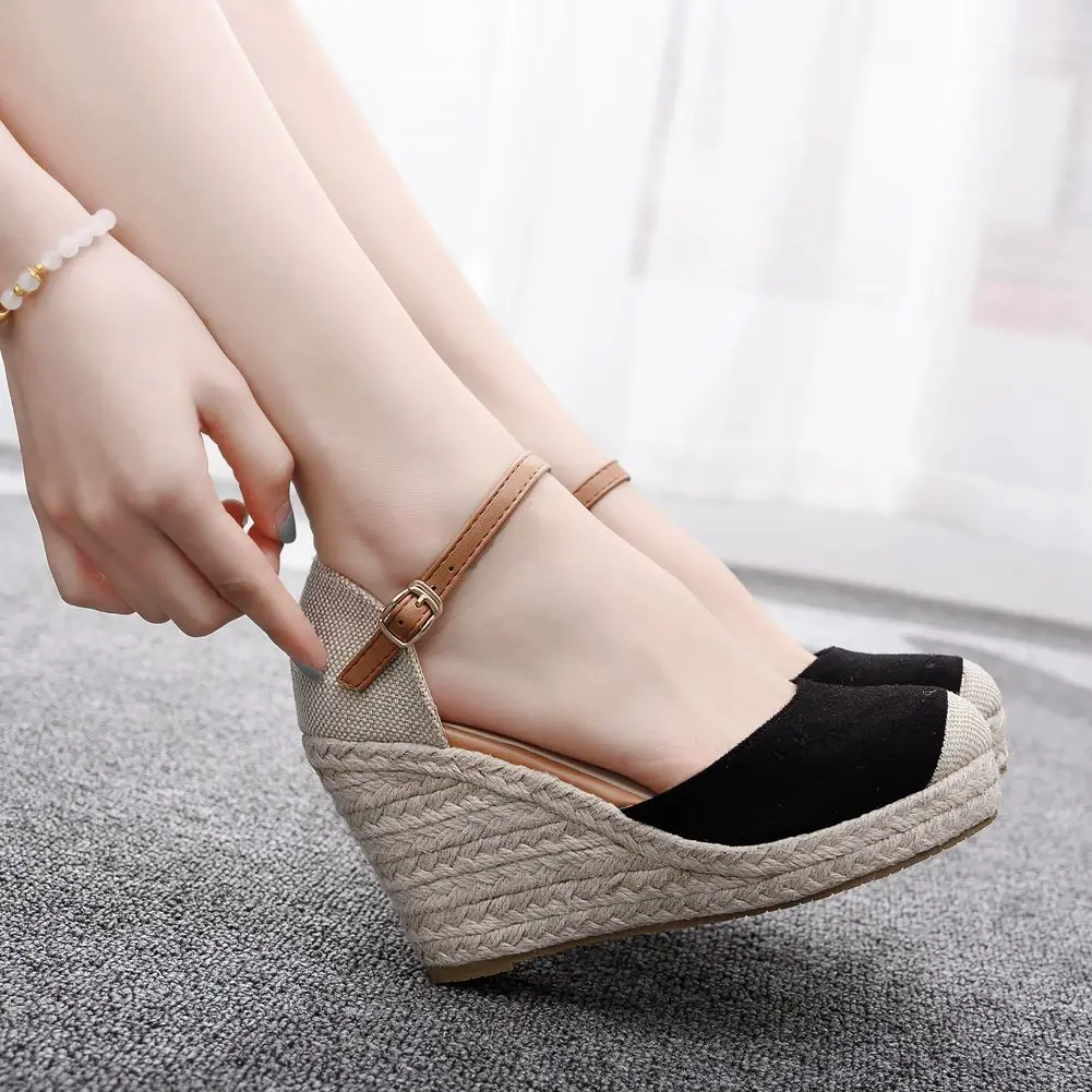 

2020 fashion sandals for women high heel platform wedges sandals