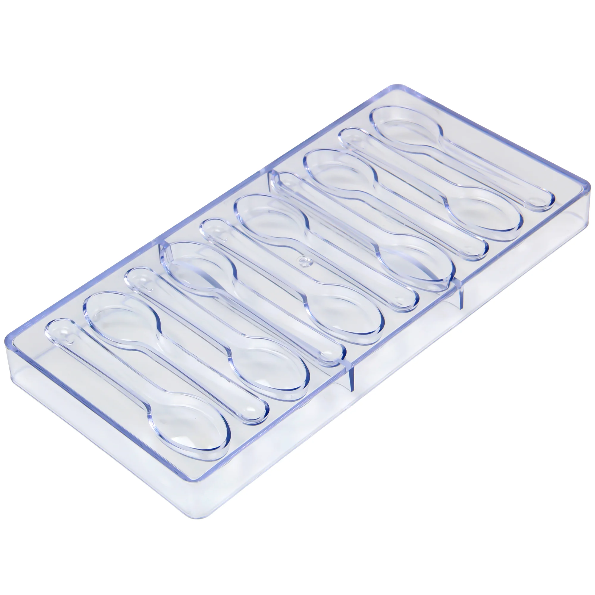 

Custom Spoon chocolate polycarbonate mold molde de policarbonato para chocolate cake tools 3D Plastic Chocolate Mold